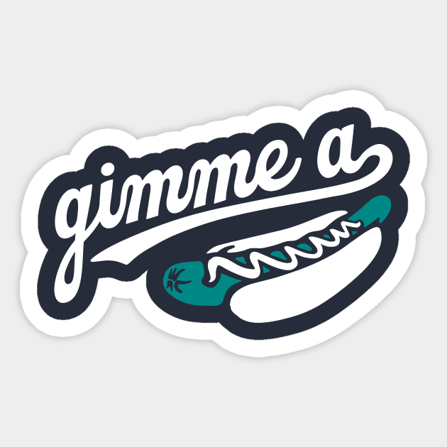 Gimme a Dog Sticker by Throwzack